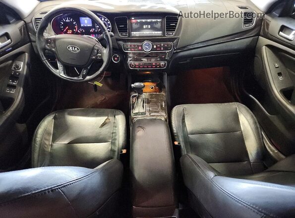 KNALN4D73G5221454 2016 KIA CADENZA Черный Вид панели приборов