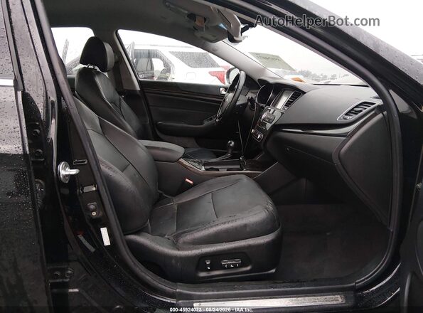 KNALN4D75G5215221 2016 KIA CADENZA Black Vista interior delantera