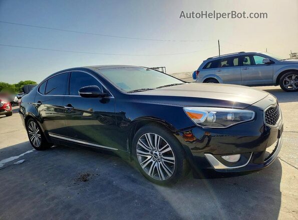 KNALN4D76G5198896 2016 KIA CADENZA Black Передня права чверть