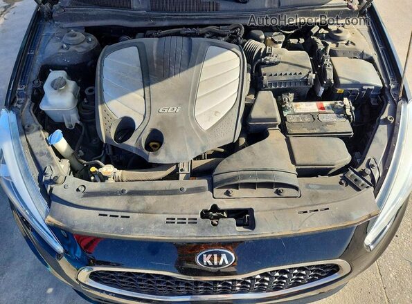 KNALN4D76G5198896 2016 KIA CADENZA Black Вид задньої частини салону