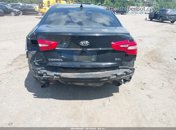 KNALN4D76G5207337 2016 KIA CADENZA Black Widok z przodu