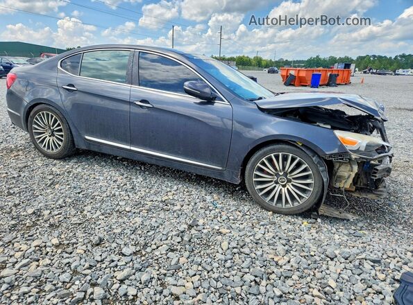 KNALN4D76G5221268 2016 KIA CADENZA Black Delantero derecho