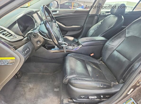 KNALN4D76G5221268 2016 KIA CADENZA Black Vista interior delantera