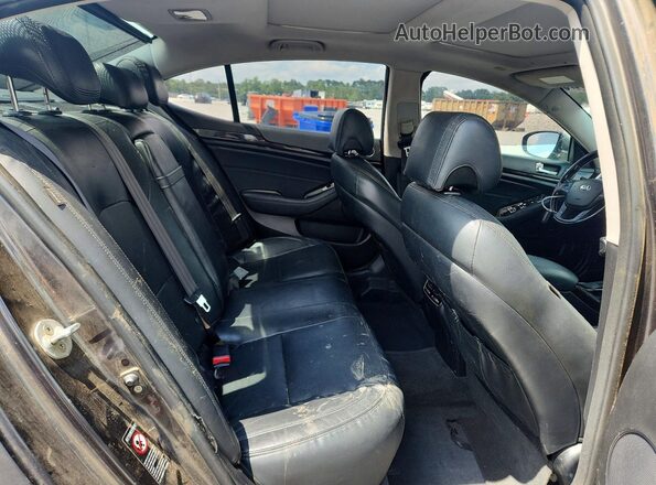 KNALN4D76G5221268 2016 KIA CADENZA Black Vista de los asientos traseros