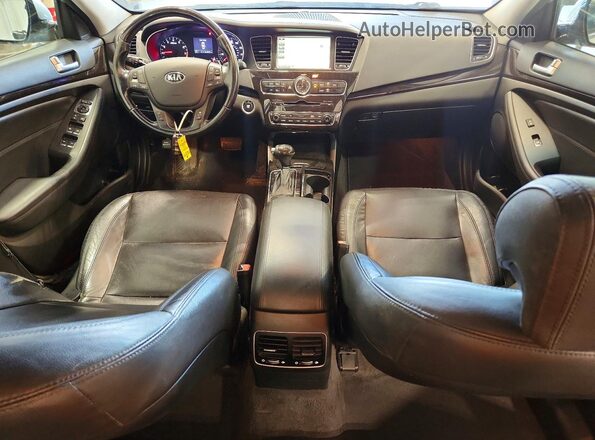 KNALN4D78G5218422 2016 KIA CADENZA Серебряный Вид панели приборов