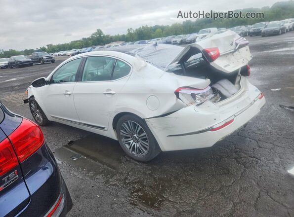 KNALN4D79G5206201 2016 KIA CADENZA White Tył lewy
