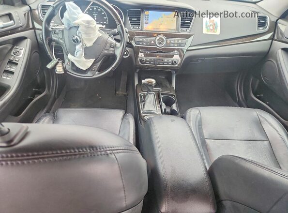 KNALN4D79G5206201 2016 KIA CADENZA White Widok deski rozdzielczej