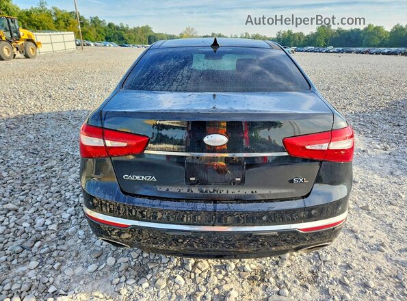 KNALN4D79G5212984 2016 KIA CADENZA Black Rear interior view