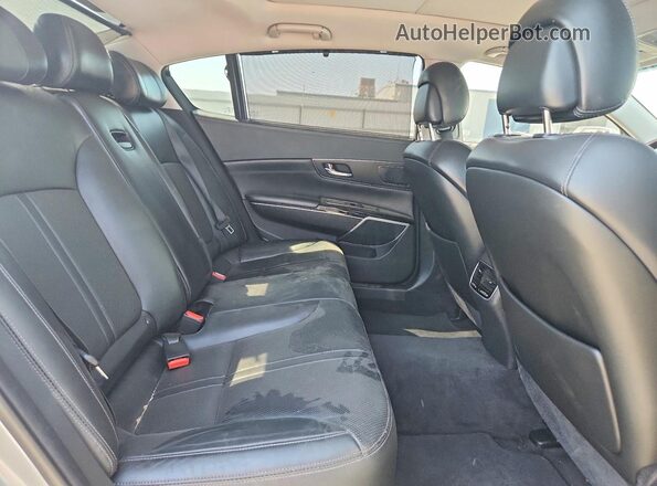 KNALU4D33G6031468 2016 KIA K900 Silver უკანა სავარძლების ხედი
