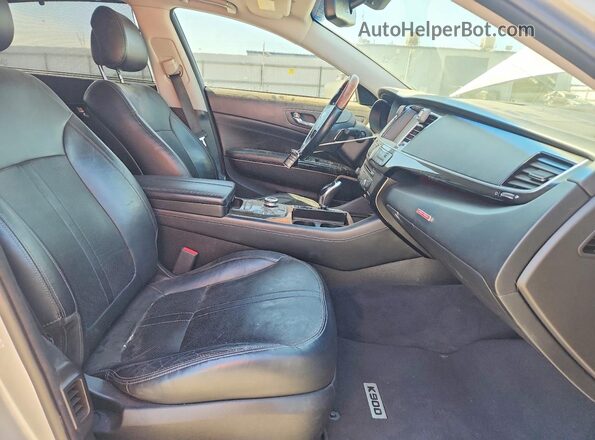 KNALU4D33G6031468 2016 KIA K900 Silver წინა სალონის ხედი