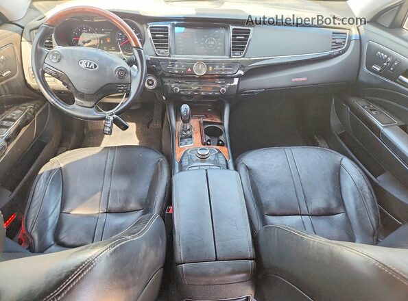 KNALU4D33G6031468 2016 KIA K900 Silver წინა პანელის ხედი