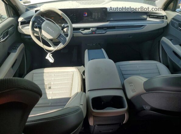 KNDADFS56R6028237 2024 KIA EV9 White წინა პანელის ხედი