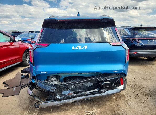 KNDAEFS50R6037755 2024 KIA EV9 Blue Հետևի տեսք