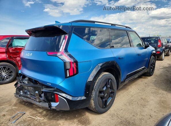 KNDAEFS50R6037755 2024 KIA EV9 Blue Հետևի աջ