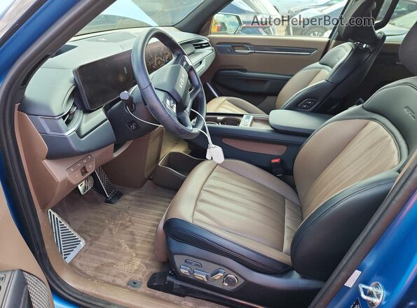 KNDAEFS50R6037755 2024 KIA EV9 Blue Սալոնի դիմացի տեսք