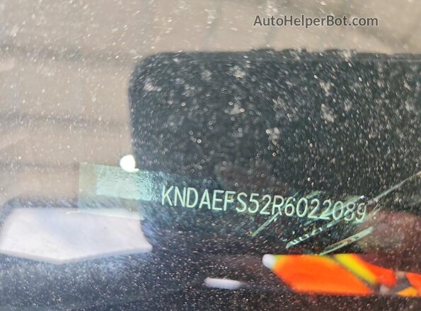 KNDAEFS52R6022089 2024 KIA EV9 Синий Вид наклейки с VIN-кодом