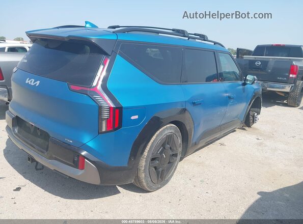 KNDAEFS56R6045150 2024 KIA EV9 Blue Задня права чверть