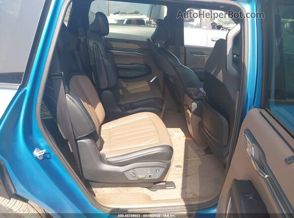 KNDAEFS56R6045150 2024 KIA EV9 Blue Вид наклейки з VIN-кодом