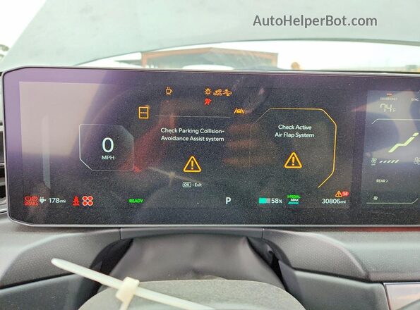 KNDAEFS58R6039950 2024 KIA EV9 Серый Вид щитка приборов