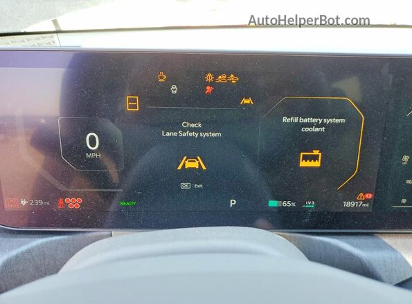 KNDAFFS53R6044678 2024 KIA EV9 Black Вид щитка приладів