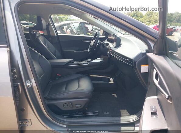 KNDC34LA2N5030854 2022 KIA EV6 Gray წინა სალონის ხედი
