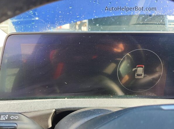 KNDC34LA5R5214191 2024 KIA EV6 Blue Vista del cuadro de instrumentos
