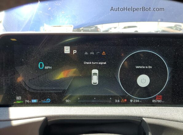KNDC34LA6P5604097 2024 KIA EV6 Blue 
