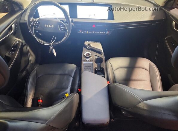KNDC34LA9R5199159 2024 KIA EV6 Blue წინა პანელის ხედი
