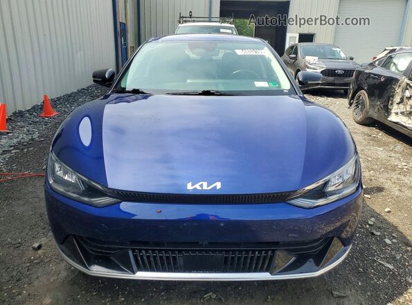 KNDC34LAXP5129084 2023 KIA EV6 Blue Widok z przodu