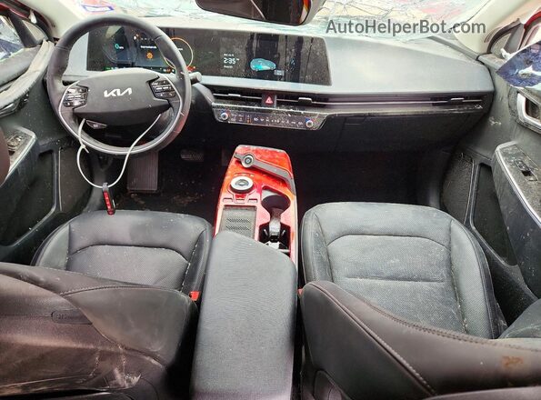 KNDC3DLC1N5066536 2022 KIA EV6 Red წინა პანელის ხედი