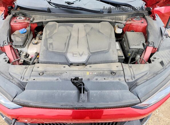 KNDC3DLC1N5066536 2022 KIA EV6 Red უკანა სალონის ხედი
