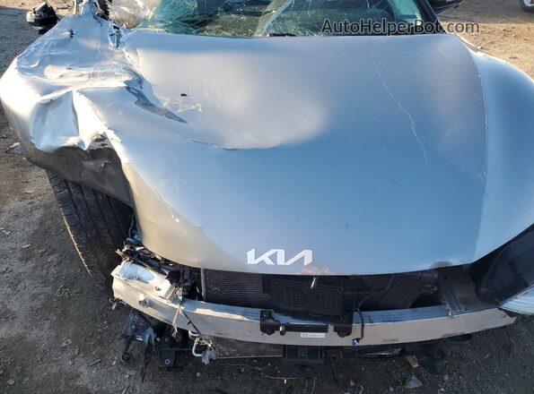 KNDC3DLC2N5042410 2022 KIA EV6 Silver Engine compartment view