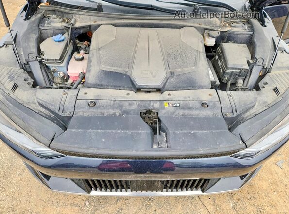 KNDC3DLC5N5030610 2022 KIA EV6 Blue Rear interior view