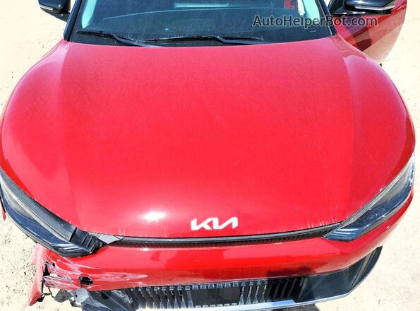 KNDC3DLC7R5189280 2024 KIA EV6 Red Սալոնի հետևի տեսք