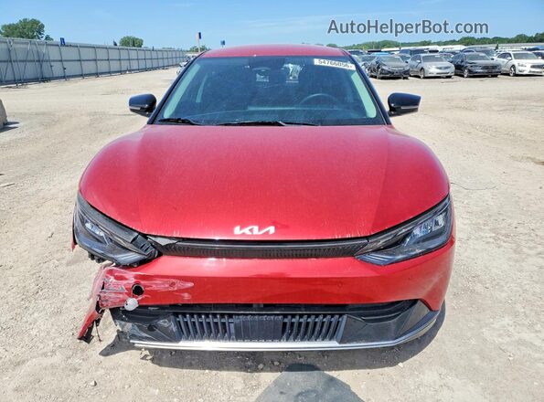 KNDC3DLC7R5189280 2024 KIA EV6 Red Դիմացի տեսք