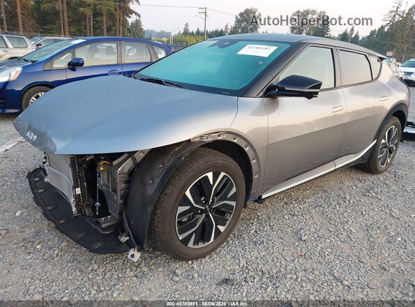 KNDC3DLC9R5220075 2024 KIA EV6 Серебряный Передняя левая четверть