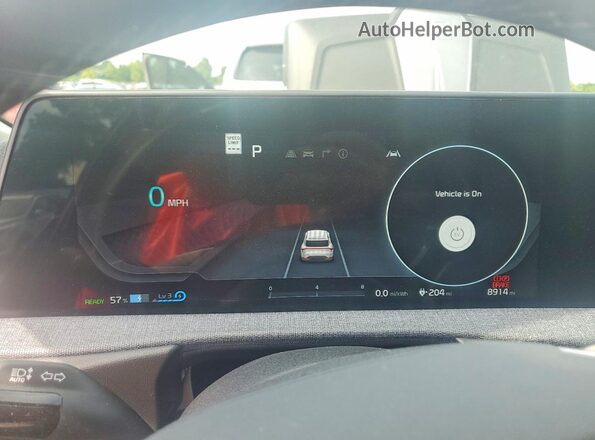 KNDC3DLCXR5188110 2024 KIA EV6 Black ხელსაწყოთა პანელის ხედი
