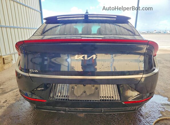 KNDC3DLCXR5188589 2024 KIA EV6 Blue Rear view