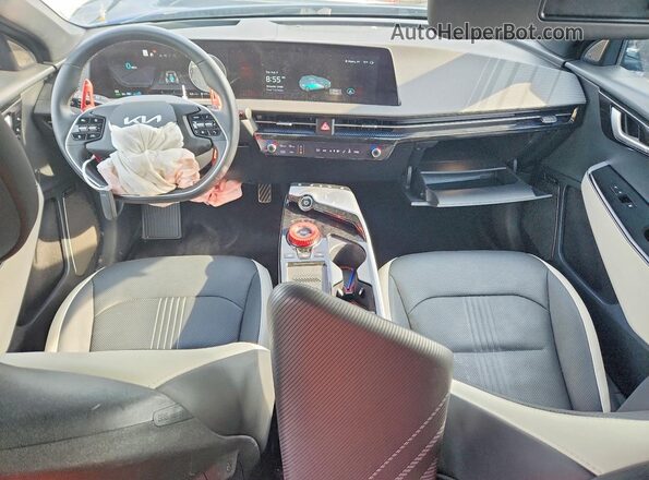 KNDC4DLC3P5101982 2023 KIA EV6 Blue Vista del salpicadero