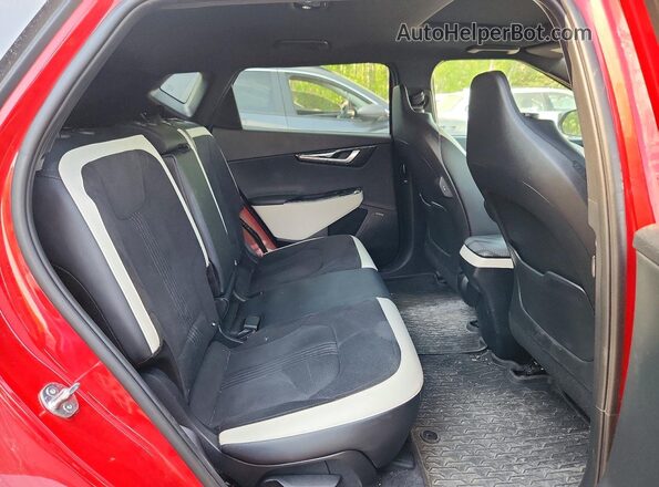 KNDC4DLC6R5197819 2024 KIA EV6 Red Vista interior trasera