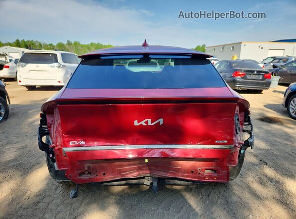 KNDC4DLC6R5197819 2024 KIA EV6 Red Vista trasera