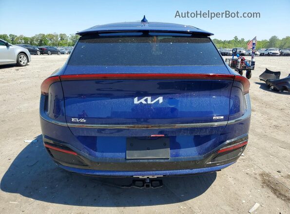 KNDC4DLC8R5178608 2024 KIA EV6 Blue უკანა ხედი