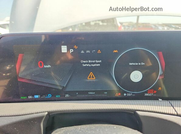 KNDC4DLCXR5168758 2024 KIA EV6 Белый Вид щитка приборов