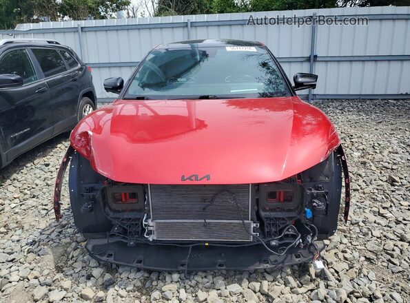 KNDC5DLE6P5090281 2023 KIA EV6 Red Vista frontal