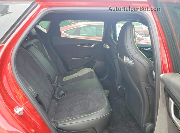 KNDC5DLE6P5090281 2023 KIA EV6 Red Vista de los asientos traseros