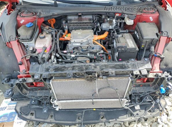 KNDC5DLE6P5090281 2023 KIA EV6 Red Vista interior trasera
