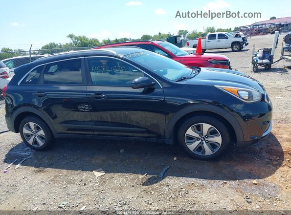 KNDCB3LC0J5109870 2018 KIA NIRO Black Вид задньої частини салону