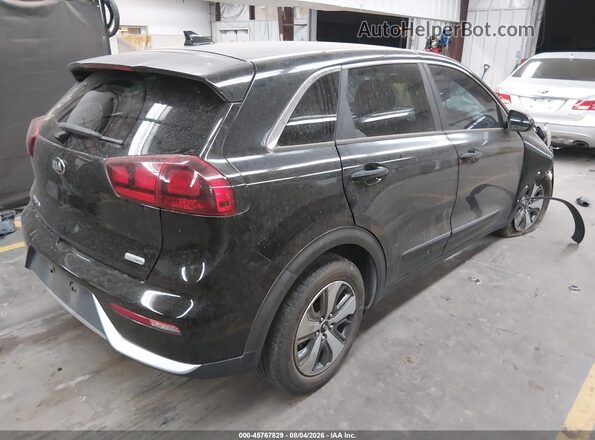 KNDCB3LC0J5131576 2018 KIA NIRO Черный Задняя правая четверть
