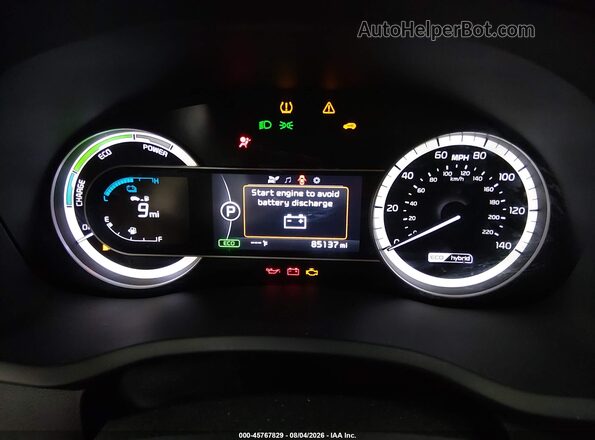 KNDCB3LC0J5131576 2018 KIA NIRO Черный Вид задних сидений