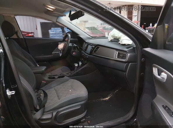 KNDCB3LC0J5131576 2018 KIA NIRO Черный Вид салона спереди